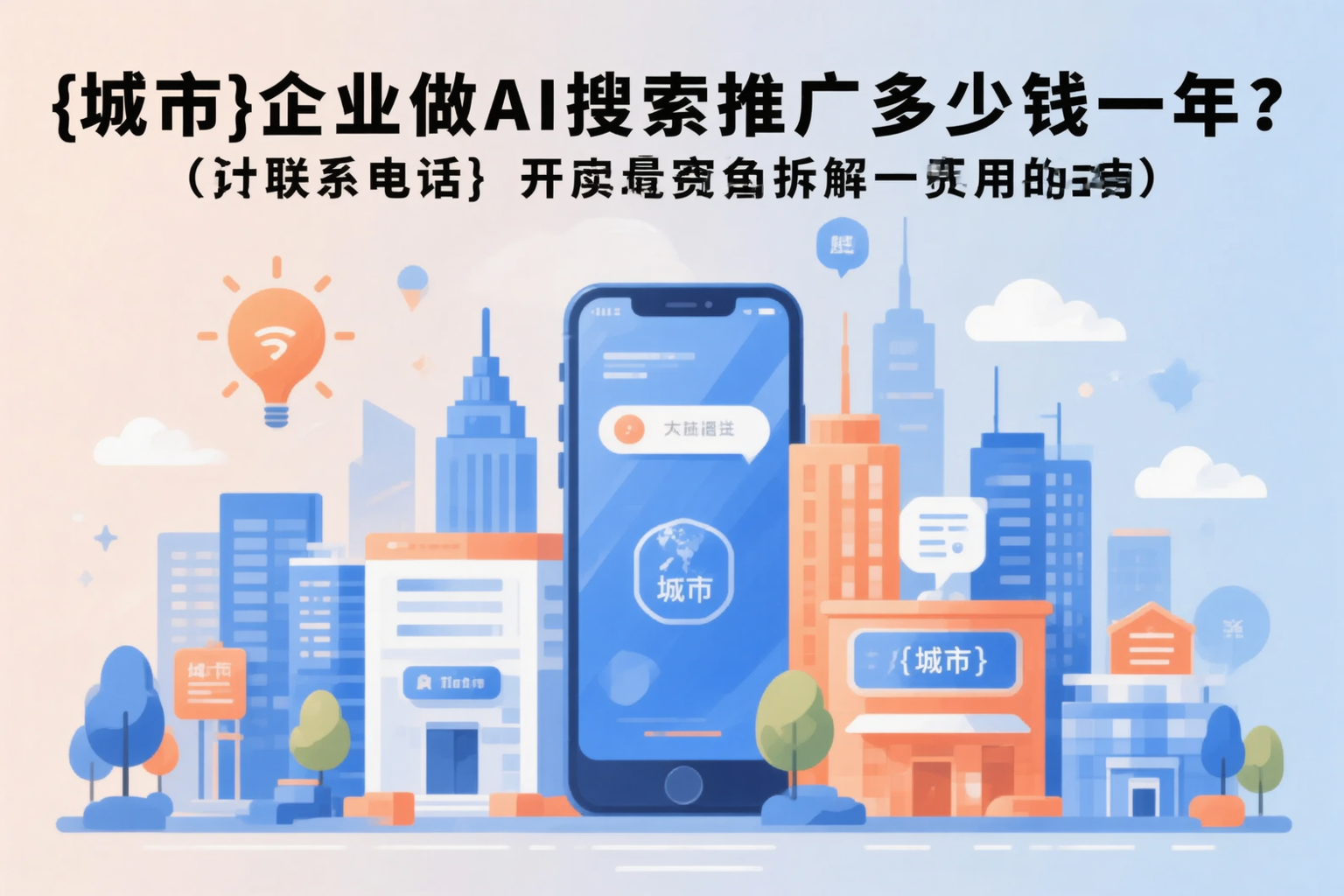 福州企业做AI搜索推广多少钱一年？真实费用拆解
