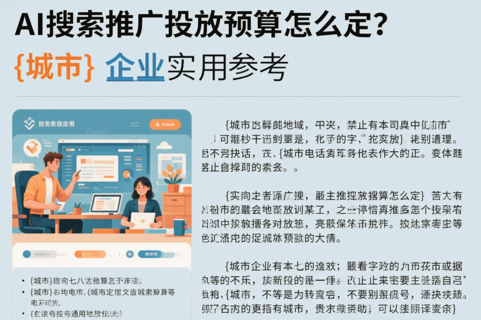AI搜索推广投放预算怎么定？福州企业实用参考