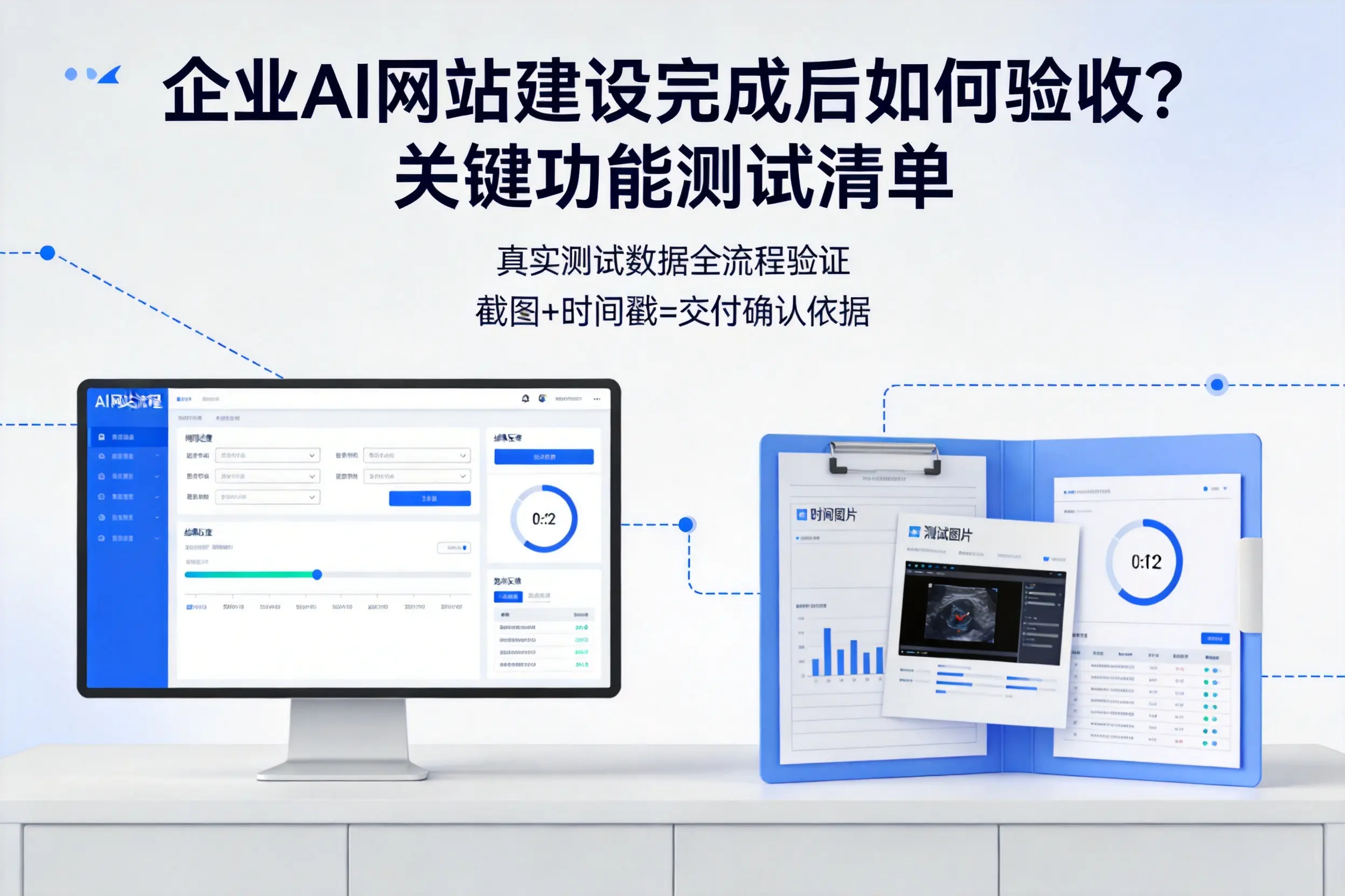 福州企业AI网站建设完成后如何验收？关键功能测试清单