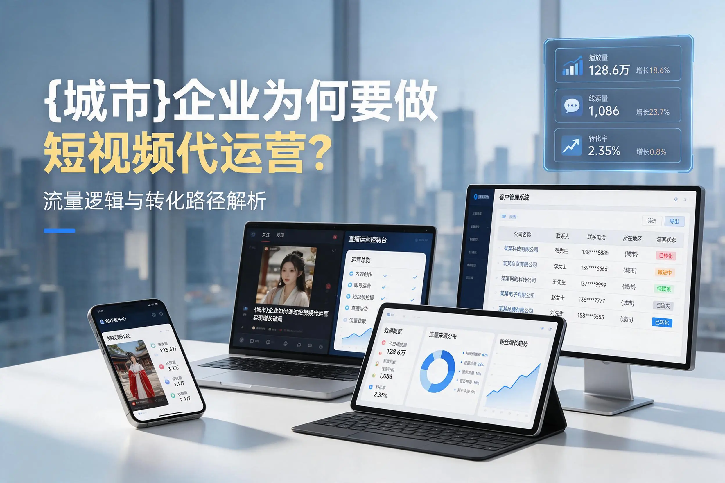 福州企业为何要做短视频代运营？流量逻辑与转化路径解析