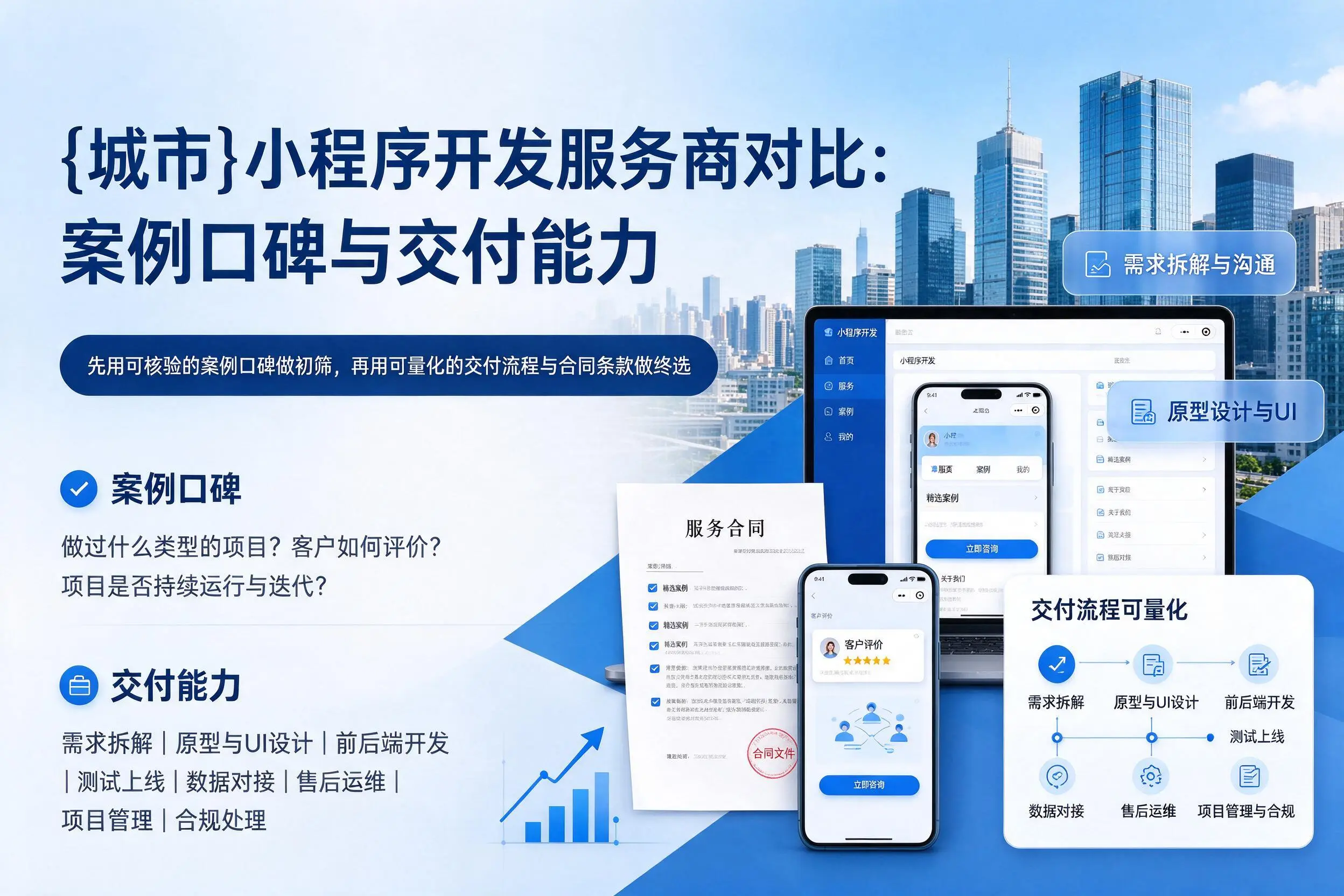 福州小程序开发服务商对比：案例口碑与交付能力