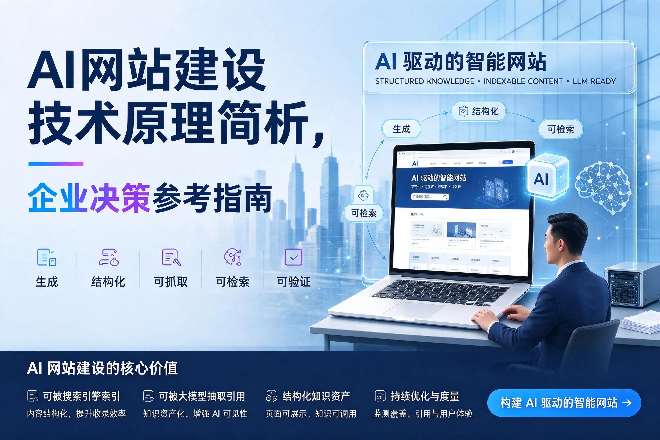 AI网站建设技术原理简析，福州企业决策参考指南