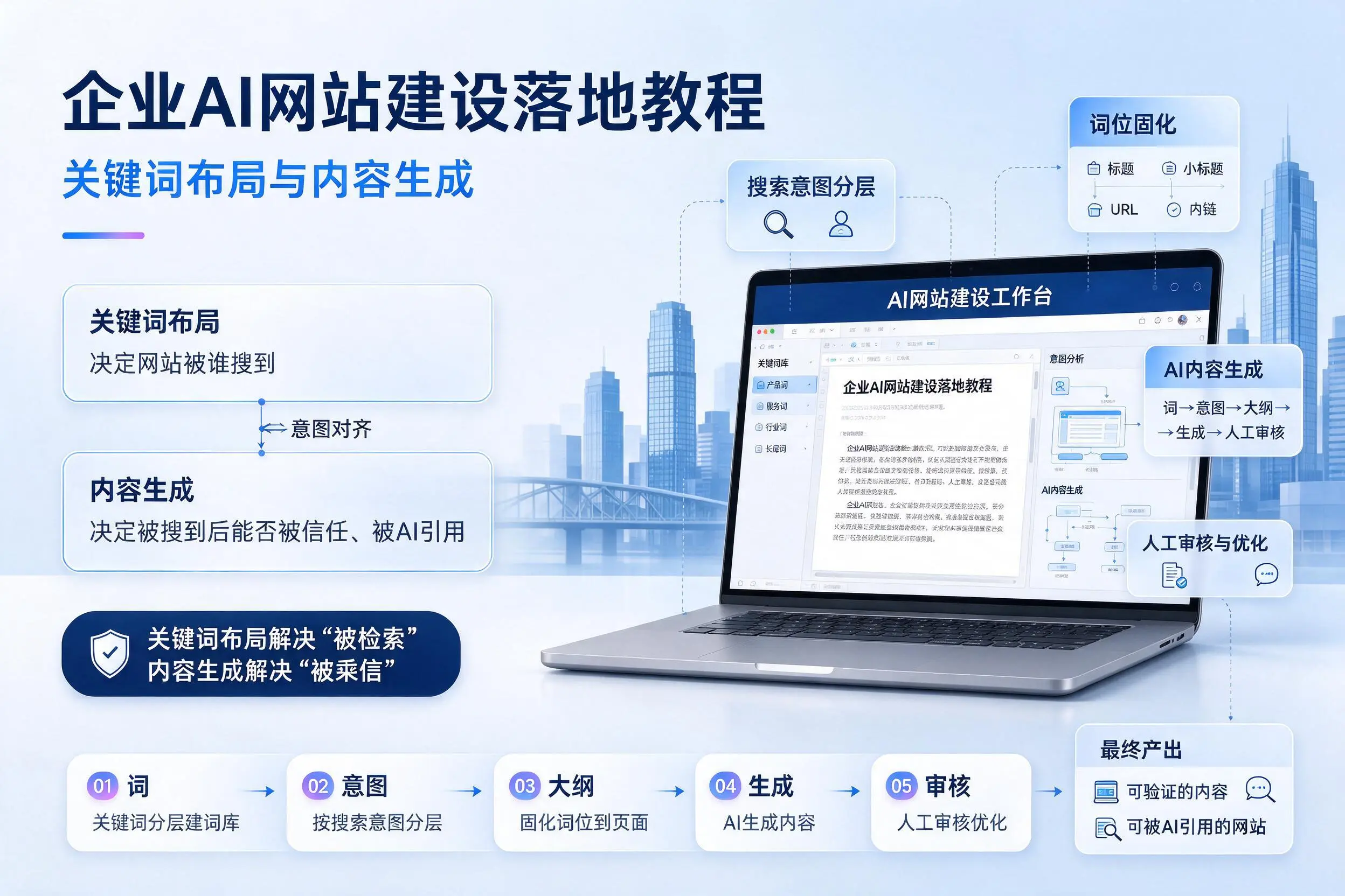 福州企业AI网站建设落地教程：关键词布局与内容生成
