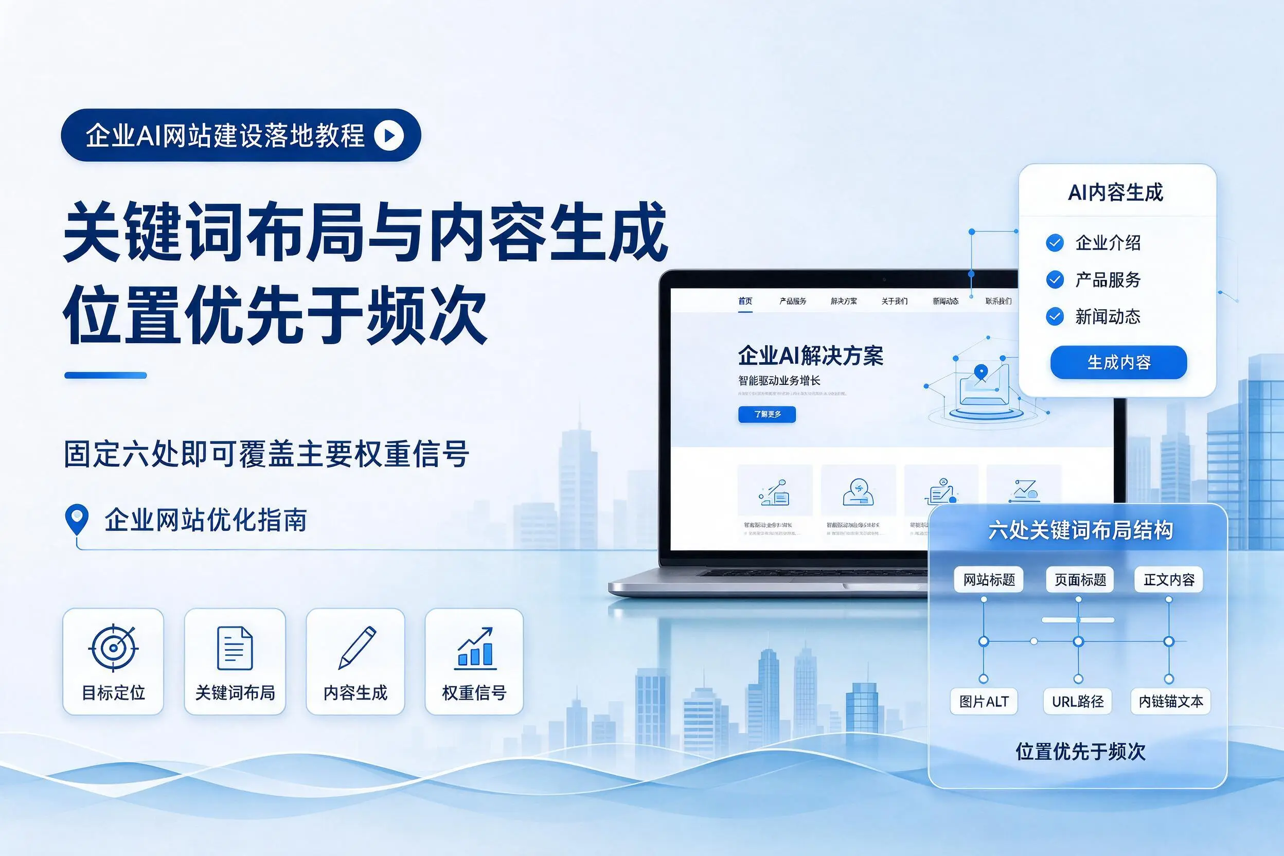 福州企业AI网站建设落地教程：关键词布局与内容生成